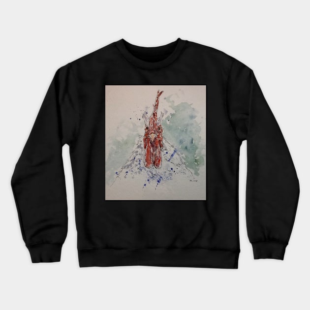 Rooster portrait. Crewneck Sweatshirt by DebTheZeb